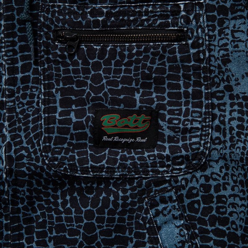 完売品 BoTT Hooded Field Jacket 青 完売品 BoTT Hooded Field Jacket 青