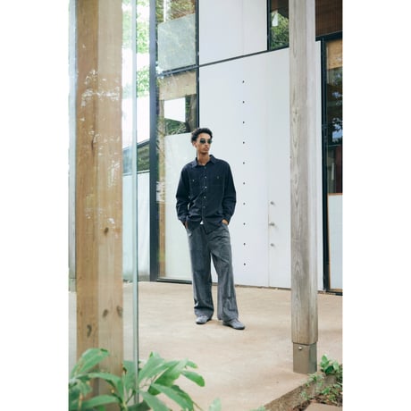 COMFORTABLE REASON / FADE DENIM SHIRTS / BLACK FADE
