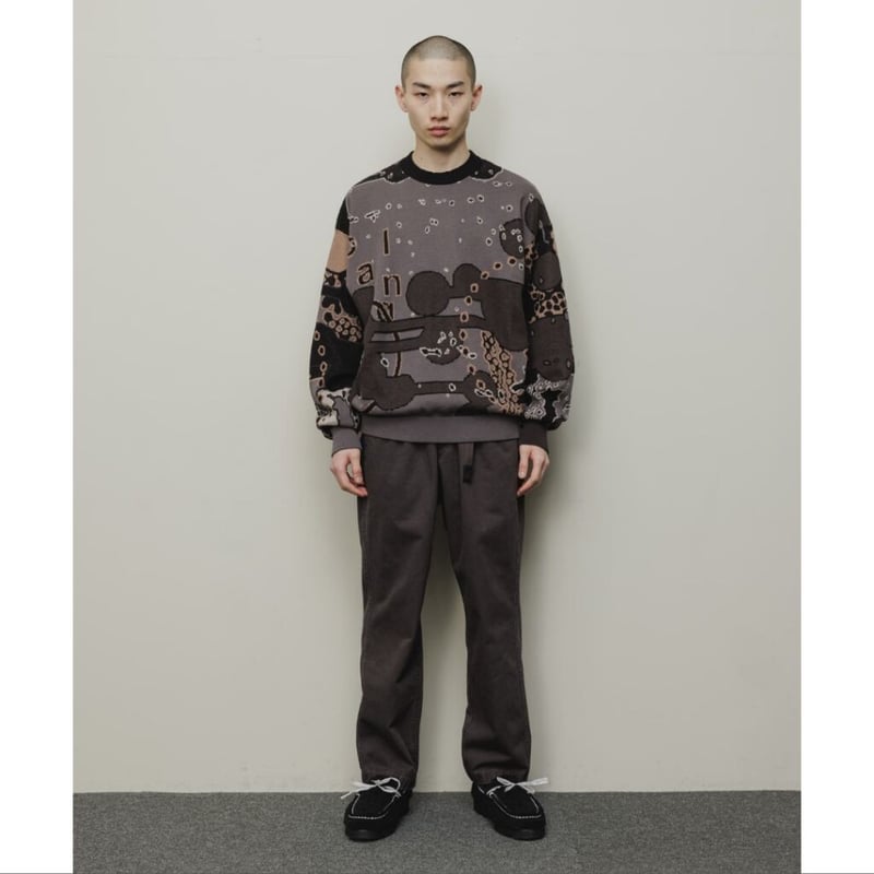 BAL / JACQUARD COTTON CREWNECK SWEATER / BLACK BAL / JACQUARD COTTON CREWNECK SWEATER / BLACK
