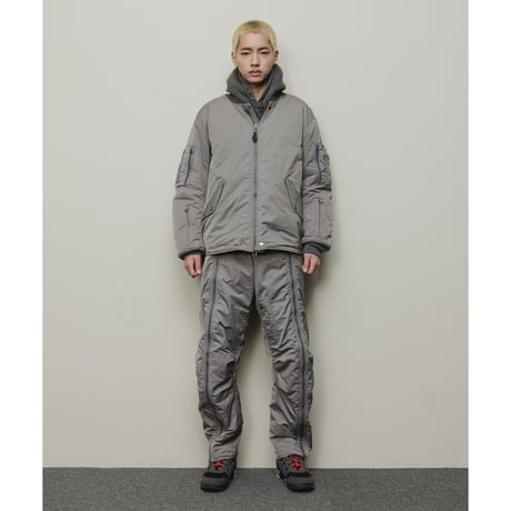 BAL / NYLON TWILL BOMBER / ANTHRACITE