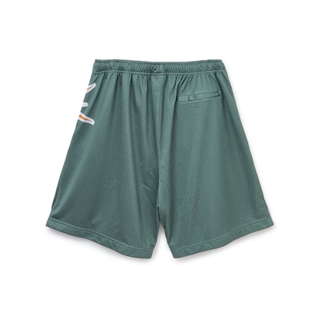 BoTT / B LOGO MESH SHORT / MOSS
