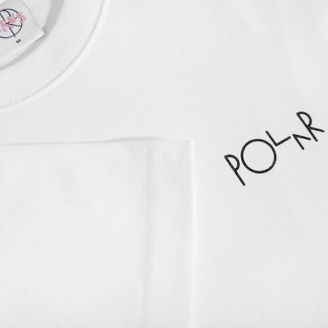POLAR SKATE CO. / TEE / FILL LOGO / OURSELVESE COLLAGE / WHITE