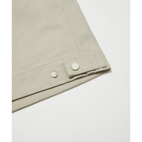 BAL / COTTON CANVAS STEALTH POCKET WORK JACKET / ECRU