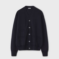 PHIGVEL MAKERS & Co. / W/L CARDIGAN KNIT / INK NAVY