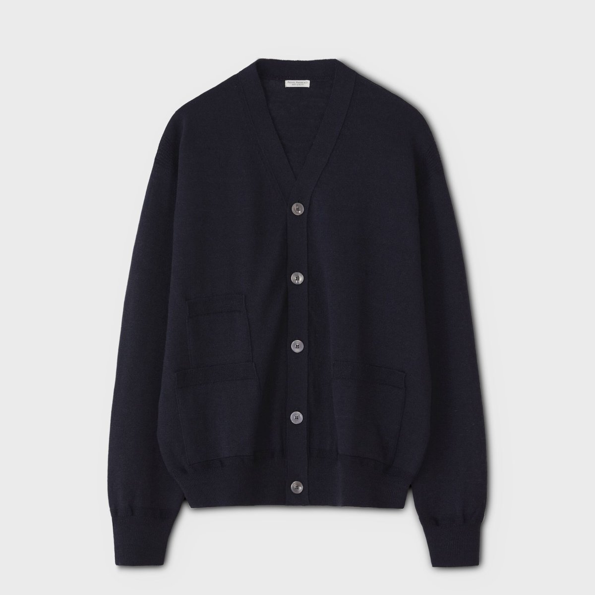 PHIGVEL MAKERS & Co. / W/L CARDIGAN KNIT / INK NAVY