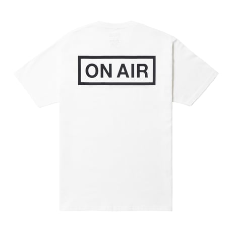 ON-AIR / ON AIR BASIC LOGO S/SL TEE / WHITE