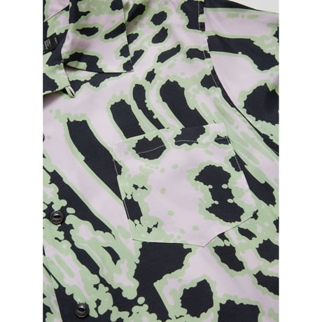 BAL / ACID ANIMAL RAYON SS SHIRT / GRAY