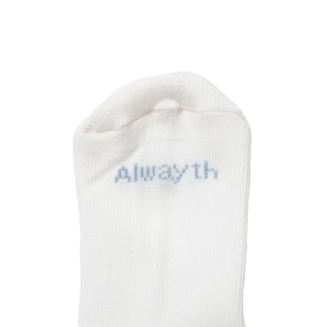 ALWAYTH / 2 PACK SOCKS / WHITE