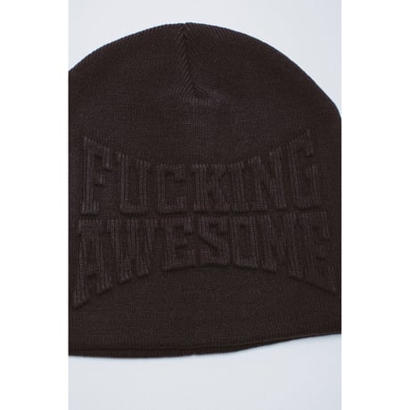 FUCKING AWESOME / KO EMBOSSED BEANIE / BLACK
