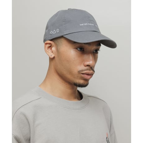 BAL / COTTON 6-PANEL HAT / CHARCOAL