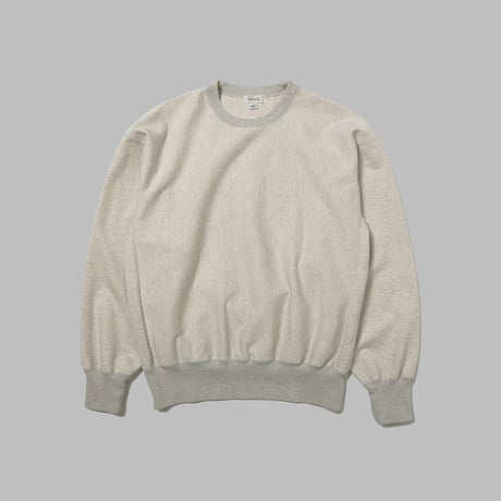 tone / CREW NECK SWEAT / OATMEAL