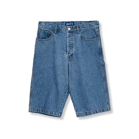 BoTT / SPARKLE DENIM PAINTER SHORT / WASHED BLUE