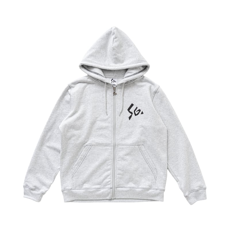 SPECIAL GUEST K.K. / PVC SG LOGO ZIP HOODIE / G