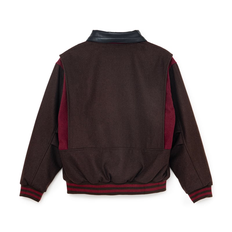 SOL soonerorlater / VARSITY JACKET / BROWN | So