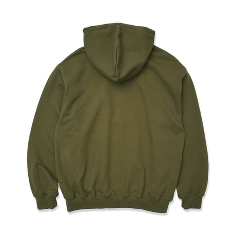 TRIBE WEAR / BASIC ZIP UP HOODIE / OLIVE