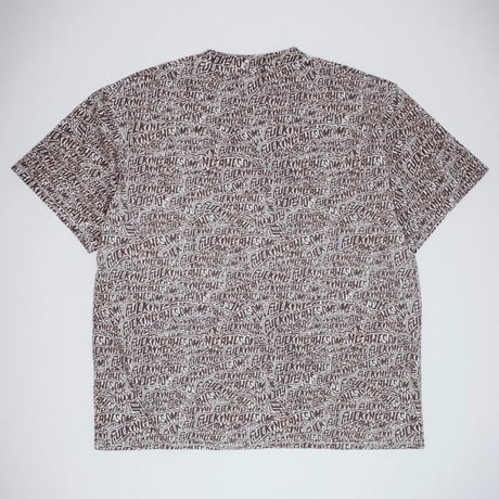 FUCKING AWESOME / BURNT STICKER STAMP TEE / AOP