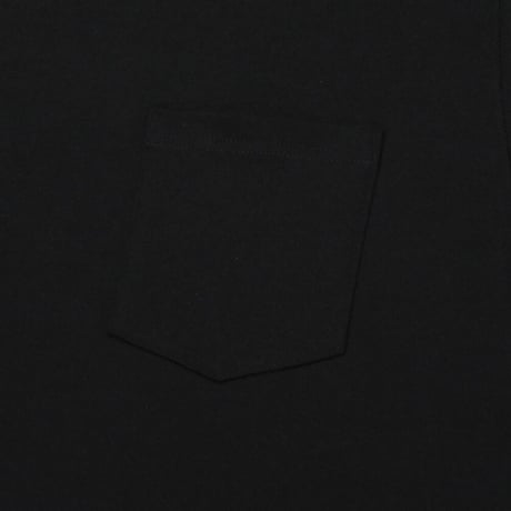 GARBAGE / PLAIN POCKET TEE / BLACK