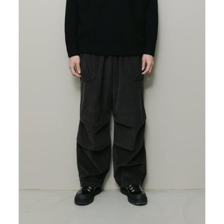 BAL / CORD WIDE MOUNTAIN PANT / CARBON BLACK