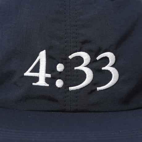 GARBAGE / SOFT BRIM 6 PANEL CAP (4:33) / NAVY (WHITE EMB)