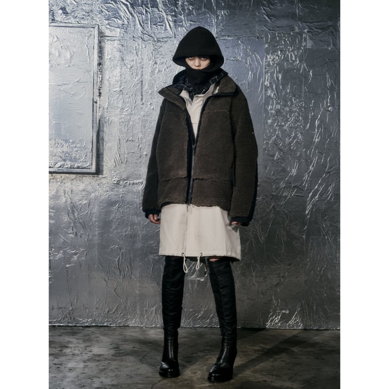 BAL / PULLOVER MEXICAN HOODED SHIRT / BLACK PLA