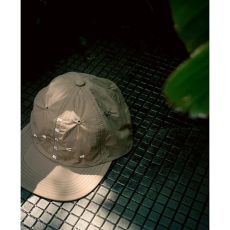 GARBAGE / SOFT BRIM 6 PANEL CAP (BIG PEACE) / DK.OLIVE (WHITE EMB)