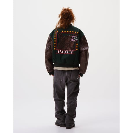 BoTT / WOLF VARSITY JACKET / FOREST