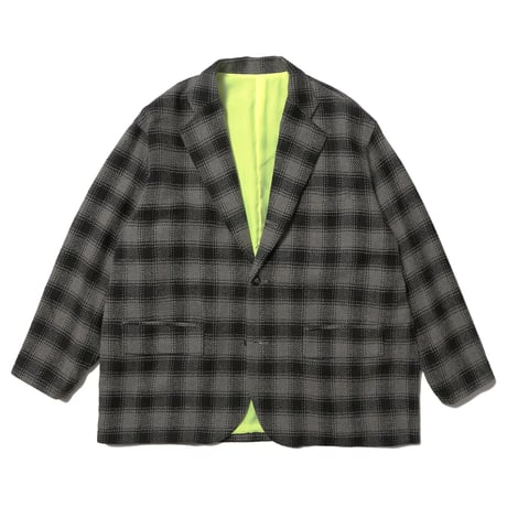 HOMBRE NINO / PLAID 3B JACKET / C.GRAY