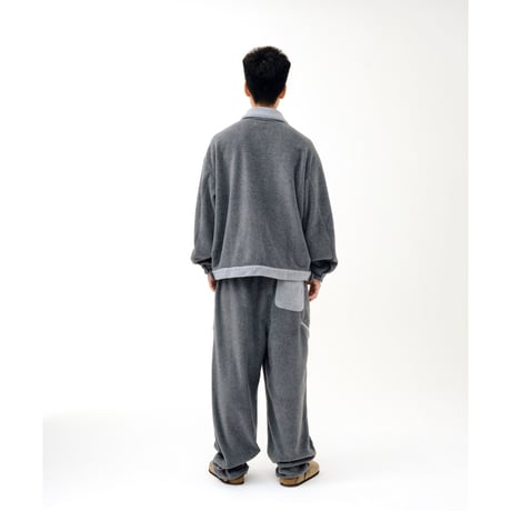 SOL soonerorlater / FLEECE WORK JACKET / NAVY