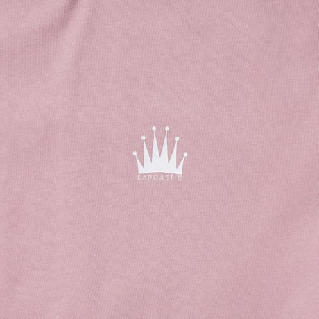 SARCASTIC / HOMME CROWN SHORT SLEEVE TEE / L.PINK