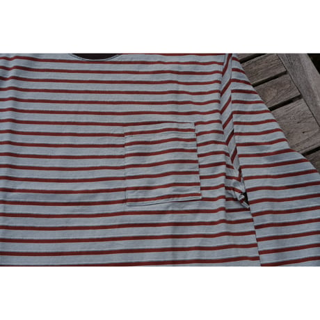 NOROLL / UNEVENNESS L/S TEE / ORANGE
