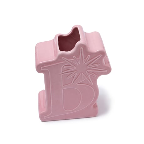 BoTT / B LOGO FLOWER VASE / PINK