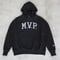 M.V.P. / REFLECTIVE M.V.P. LOGO HOOD SWEAT / BLACK