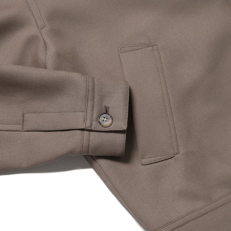 tone / CAVALRY TWILL ZIP UP BLOUSON / CINNAMON 
