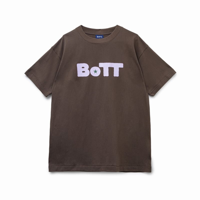 XXLサイズ BoTT Star Logo Tシャツ Brown スター ロゴ BoTT / STAR LOGO TEE / BROWN | Sophomore