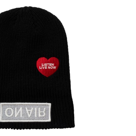 ON-AIR / ON AIR BASIC LOGO CUFF BEANIE / BLACK
