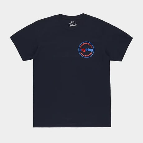 aNYthing / COMMUNITY APPROVED T-SHIRT / BLACK