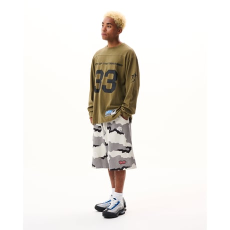 BoTT / CAMO SWEAT SHORT / GREY