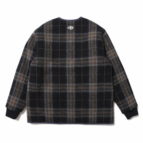 HOMBRE NINO / QUILTING JACKET / NAVY PLAID