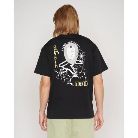 BRAIN DEAD / HIDDEN TECH T-SHIRT / BLACK