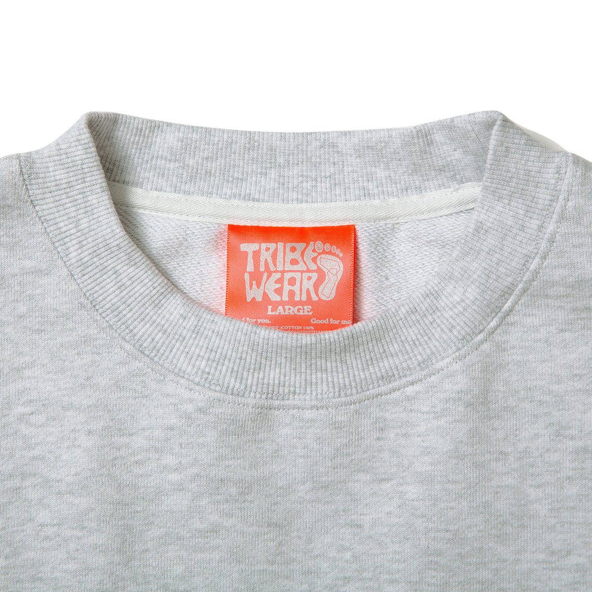TRIBE WEAR / BASIC CREWNECK SWEAT / GRAY | Soph
