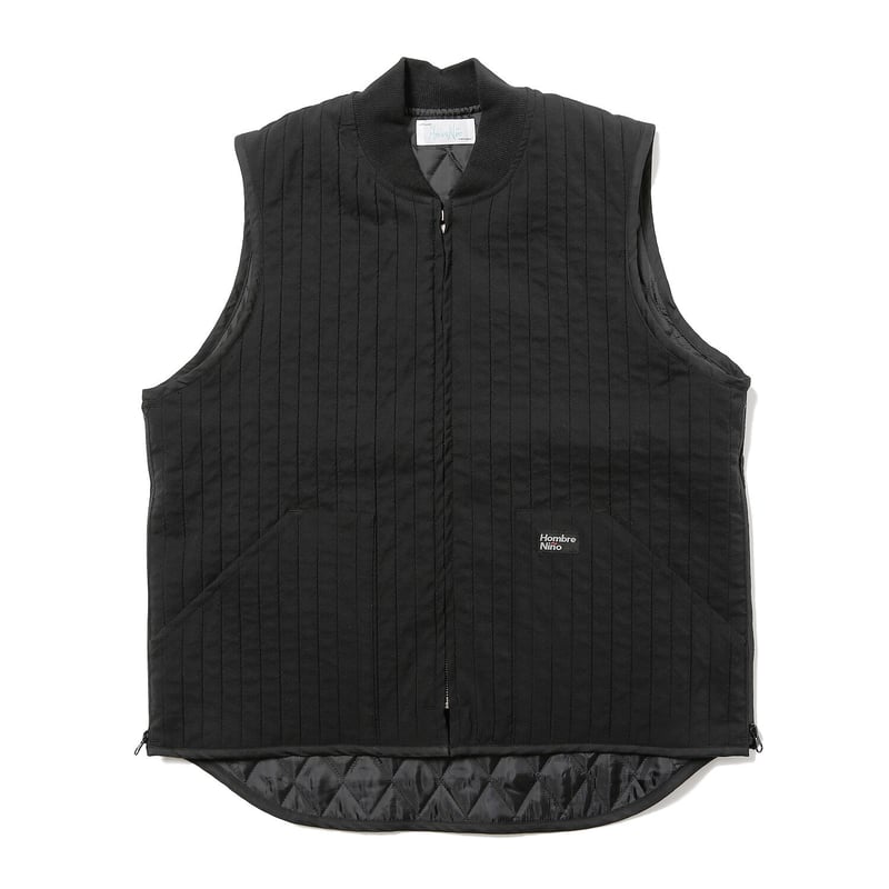 HOMBRE NINO / QUILTING VEST / BLACK | Sophomore