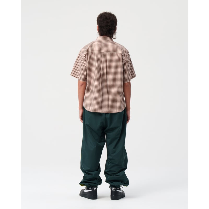BoTT / MULTI CHECK S/S SHIRT / LIGHT BROWN | So