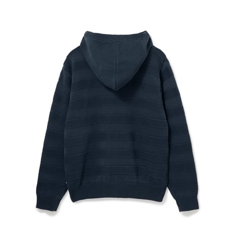 BoTT / KNIT ZIP HOODIE / NAVY