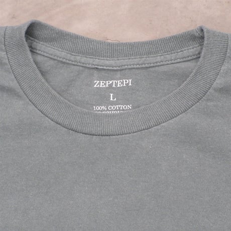 ZEPTEPI & Co. / TRANING L/S TEE GARMENT DYED / FOLIAGE