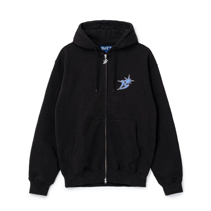 BoTT / B LOGO ZIP HOODIE / BLACK | Sophomore