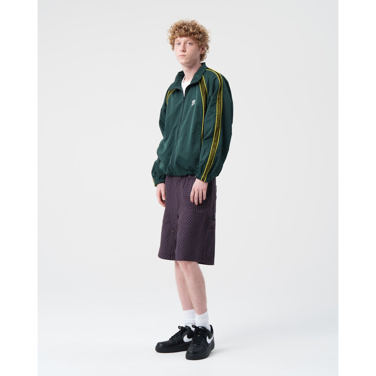 BoTT / PLAID DOUBLE KNEE SHORT / BROWN | Sophomore