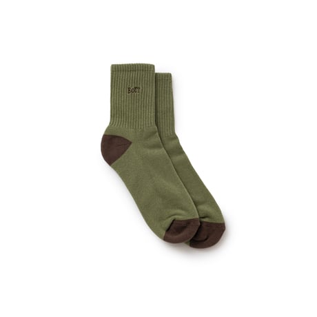 BoTT / MINI OG LOGO SOCKS / OLIVE