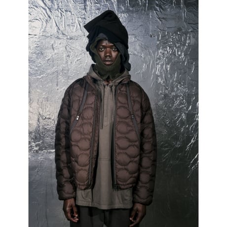 BAL / REMOVABLE SLEEVE DOWN JACKET / BLACK