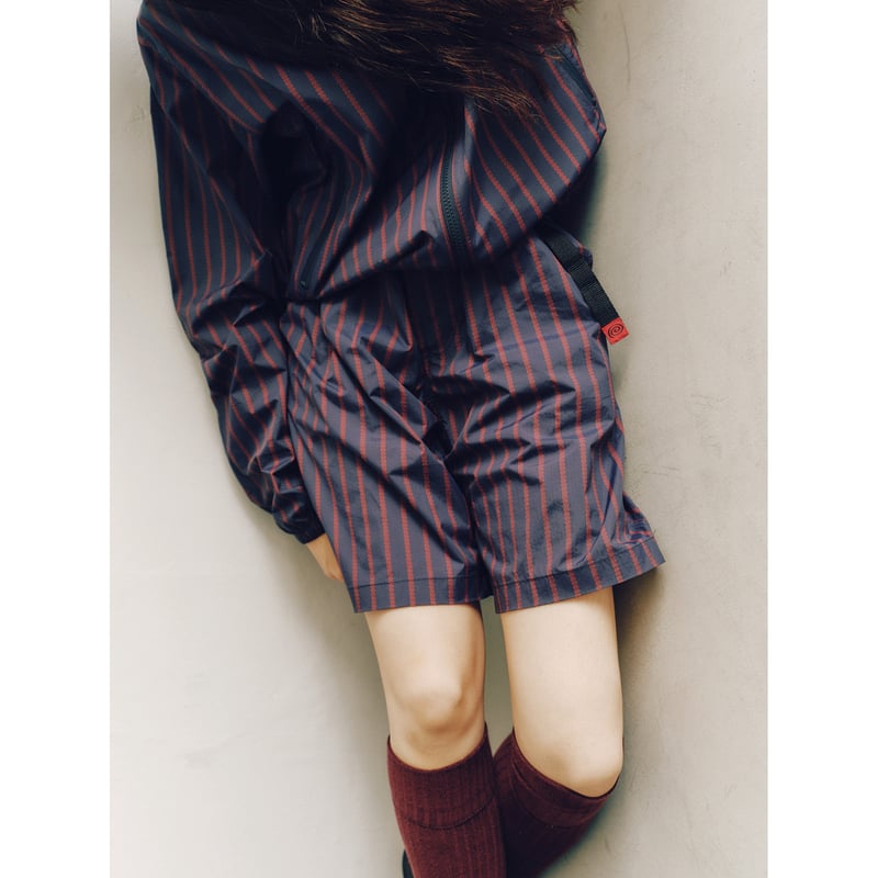 SOL soonerorlater / STRIPE NYLON HOODED JACKET