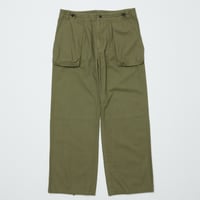 BAL / HERRINGBONE CREW PANT / ARMY GREEN